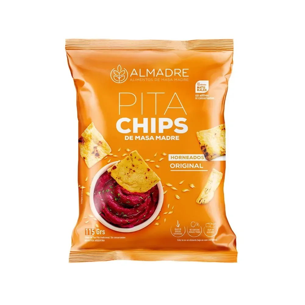 Pita Chips Almadre Representadas por Keiner